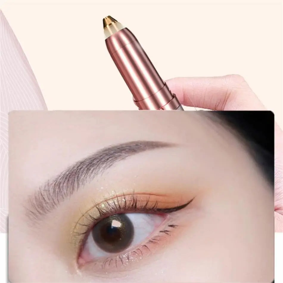 USB Electric Eyebrow Trimmer Makeup Painless Eye Brow Epilator Mini Shaver Razors Portable Facial Hair Remover Women Depilator