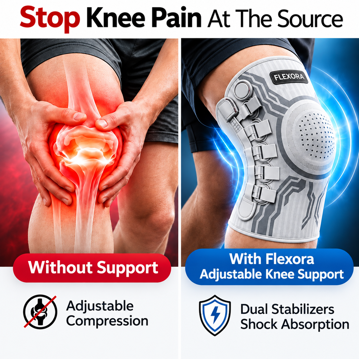 Flexora Adjustable Knee Support™